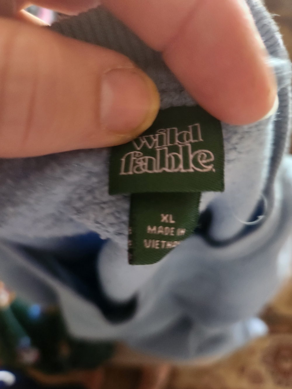 wild fable Light Blue Relaxed Pullover Sweatshirt - Picture 3 of 4